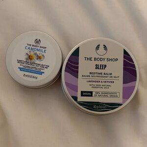 The Body Shop Camomile Cleansing Butter and Sleep Bedtime Balm Set